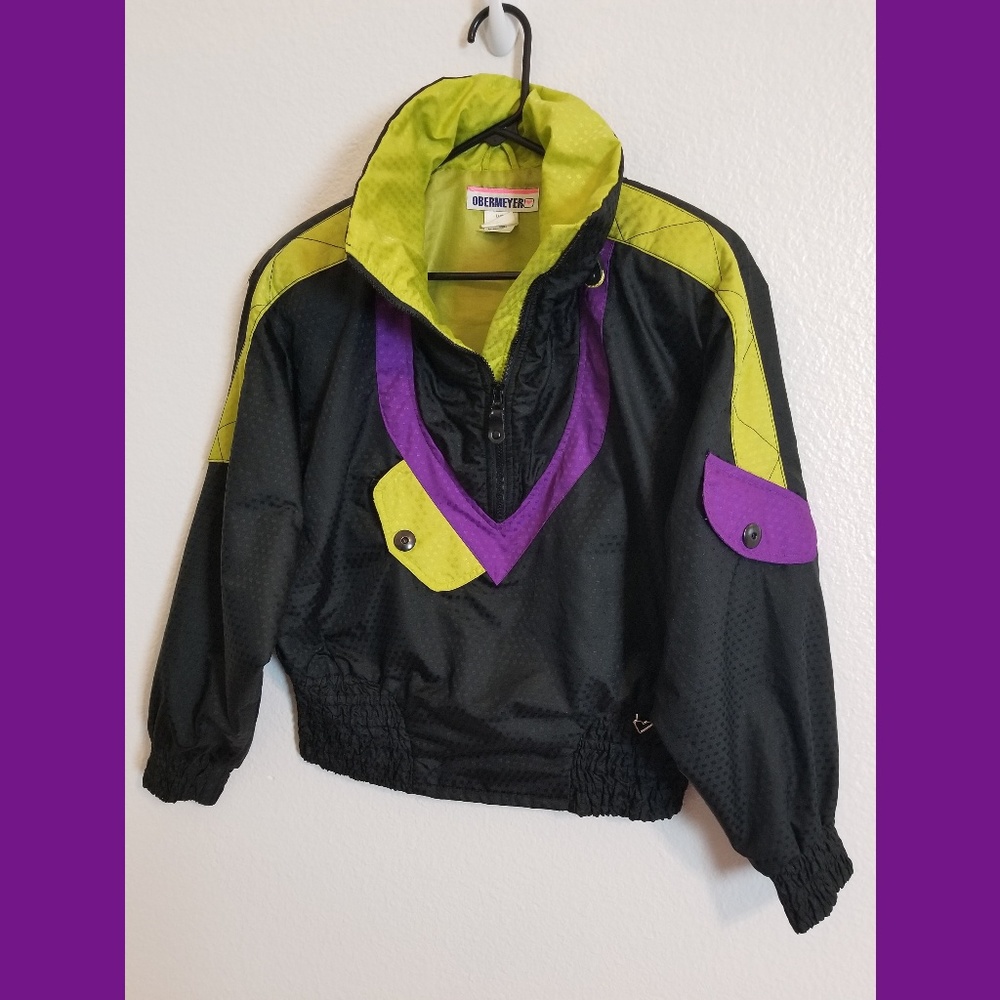 Obermeyer Portrait 1/2 Zip Ski Jacket Size 8 - Picture 1 of 8